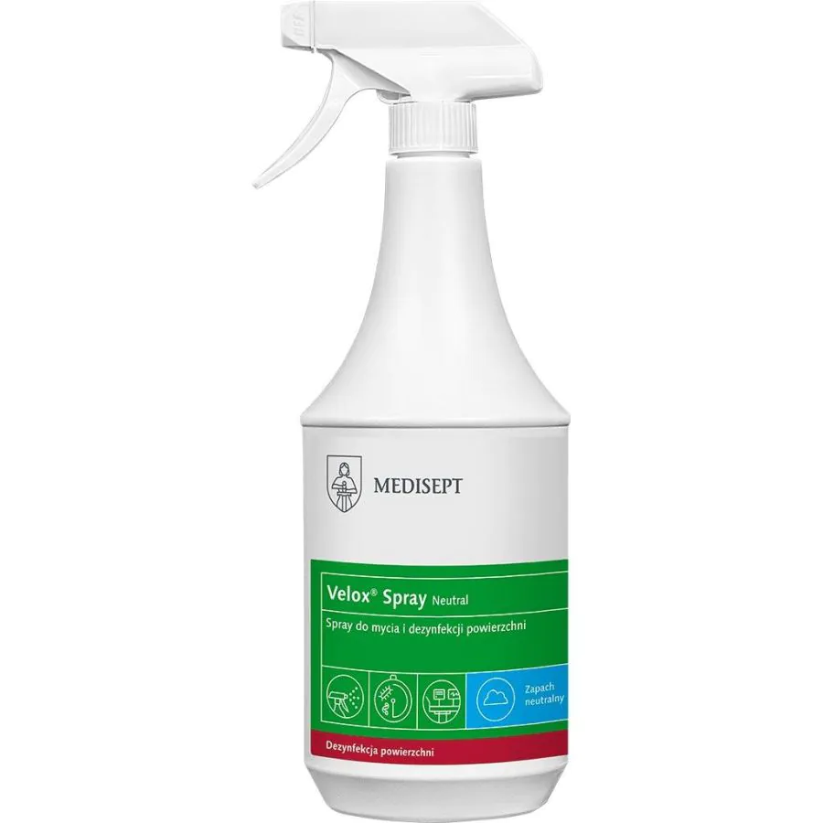 VELOX SPRAY 1L - dezynfekcja powierzchni Medisept